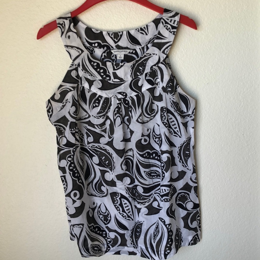 Summer blouse,  Banana Republic,small, 100% cotton